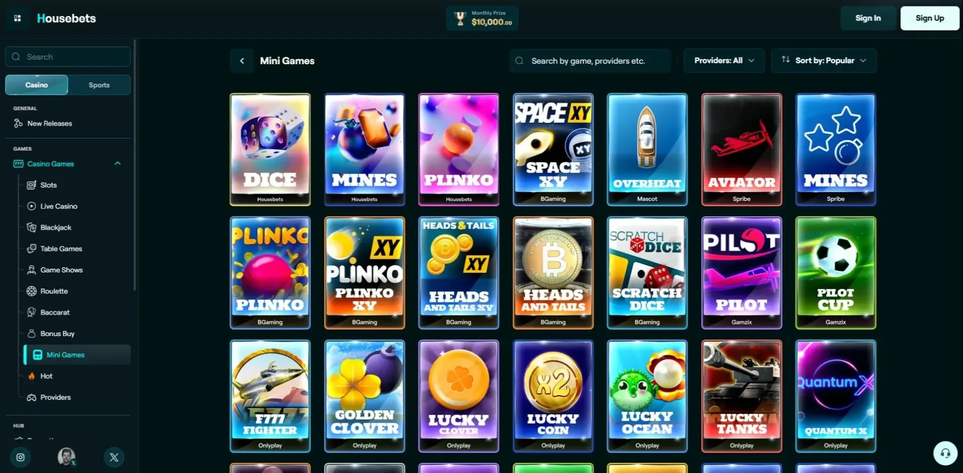 Housebets Casino: Explore the Platform image 3